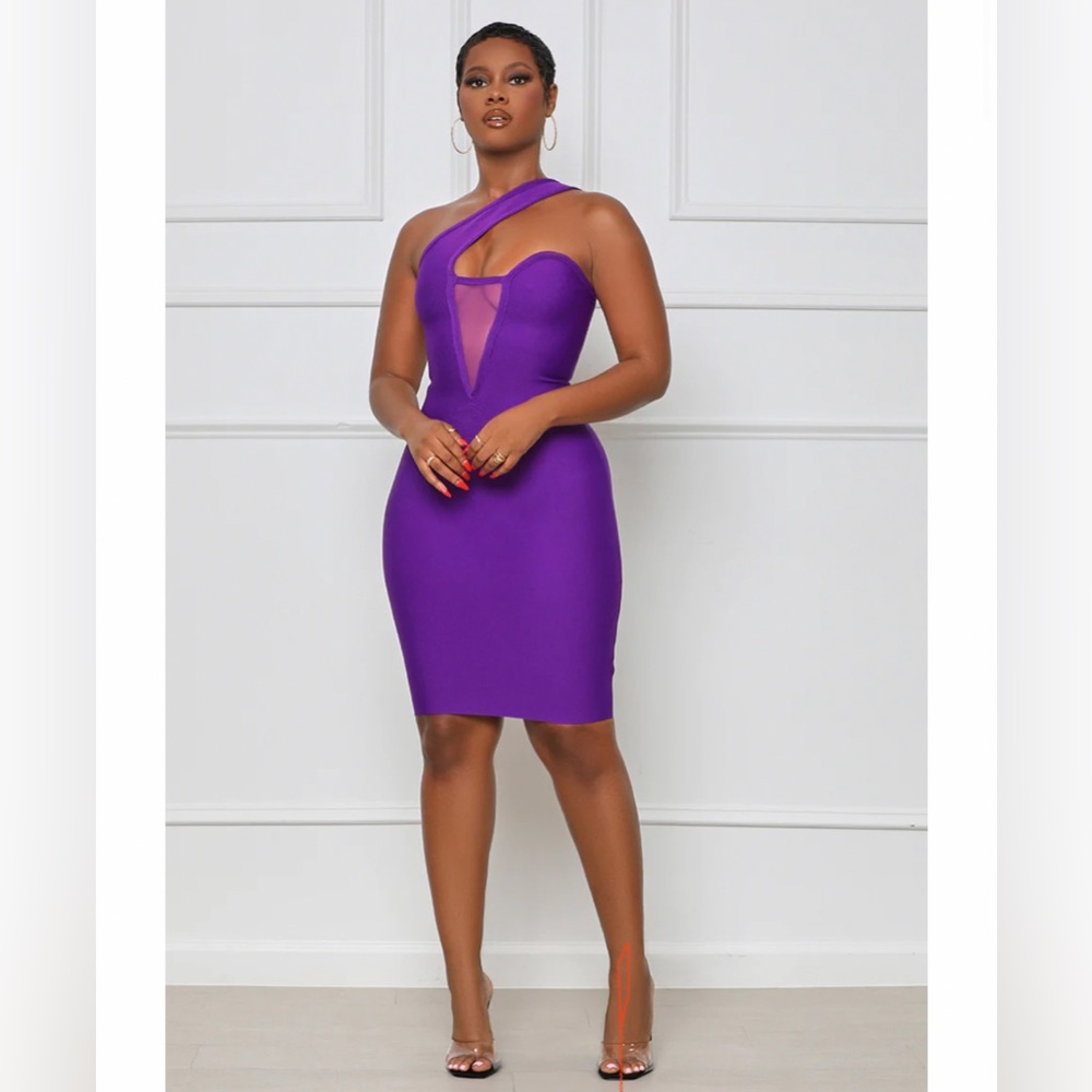 Sexy purple dress